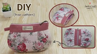 DIY Cute Pouch /Cute Makeup Bag /pouch sewing tutorial