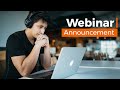 Video Template For Webinar Announcement