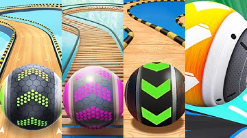 Going Balls - SpeedRun Challenge VS Rollance Balls,Rolling Balls,Gyrosphere Trails Walkthrough 608