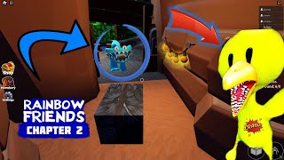 NEW RAINBOW FRIENDS CHAPTER 2 yellow and cyan full game Walkthrough Roblox Jungle and Django