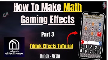 How To Make Math Effects || Tiktok Effects Tutorial In Urdu Hindi