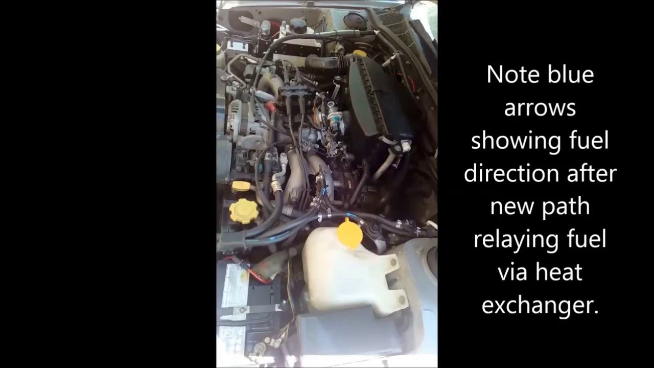 Subaru Legacy Fuel Heater Project completed YouTube