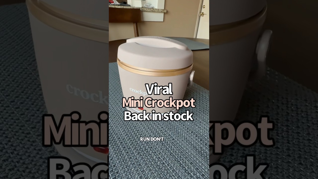 Viral Portable Mini Crockpot | lunch on the go | 