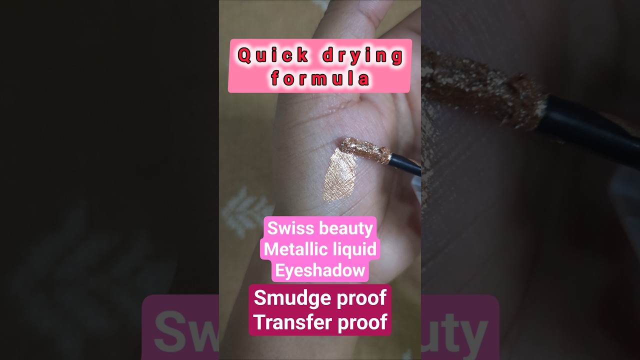 Swiss beauty matellic liquid eyeshadow 03 champagne