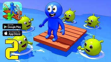Zombie Raft - Gameplay Walkthrough Part 2 - My First BIG Raft Expansion! (iOS, Android)