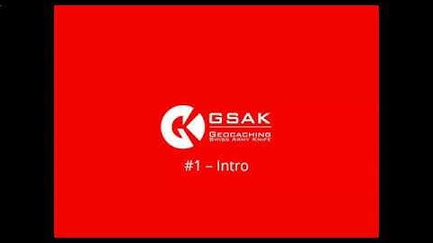 GSAK voor beginners #1 - Intro     🥾