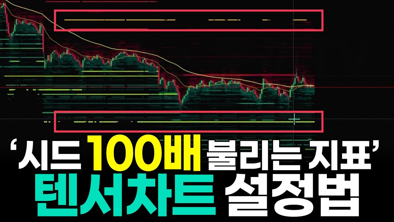 투자금 100배 불려주는 매물대 라인 '텐서차트' 설정법
