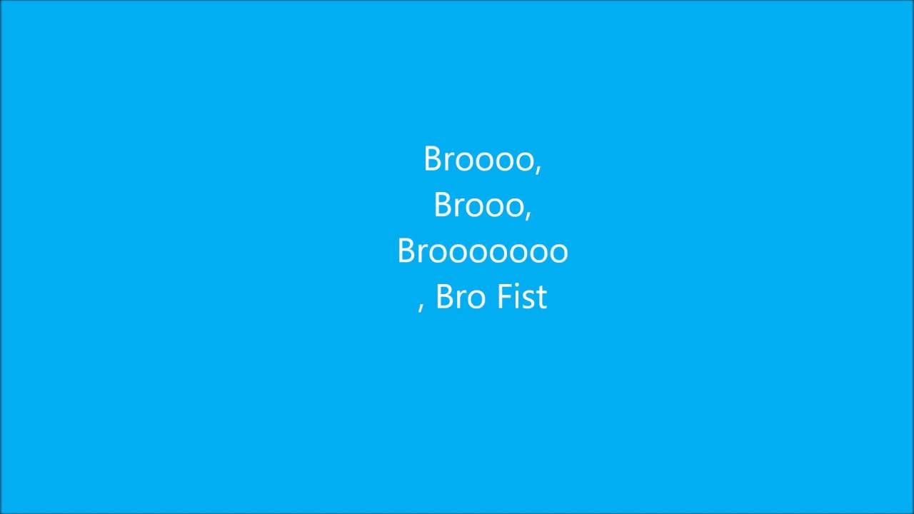 Pewdiepie, Roomie - Brofist ( Lyrics )