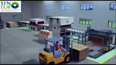 Automatic up side and bottom side calibrating sanding line heavy duty wood sanding machine 2020