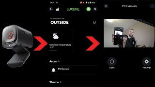 Integrate a Camera in the Loxone App screenshot 1