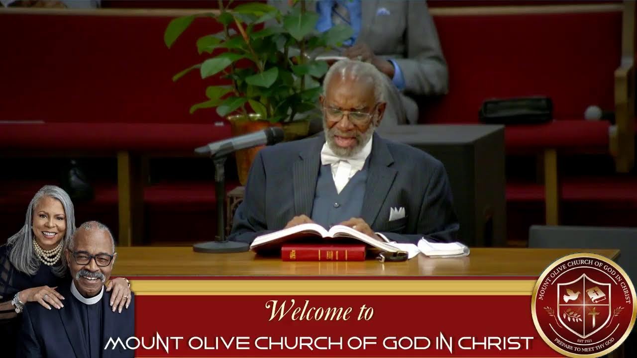 Mount Olive COGIC Sunday School February 18, 2024 YouTube