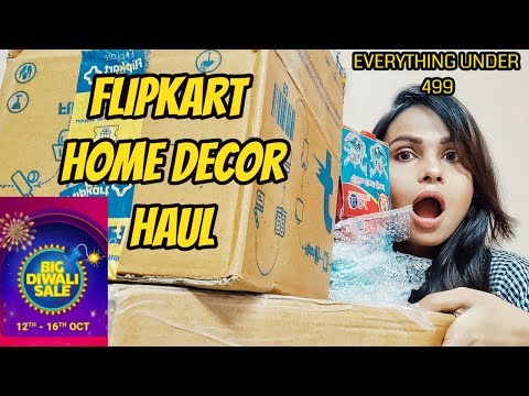 flipkart home decor haul l everything under 499/- l diwali gift,home decore l Flipkart diwali sale l