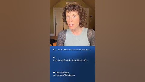 How To Do A Minor Pentatonic 31 Note Riff/Run #vocalcoach #vocalexercises #riff #run #pentatonic