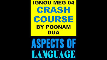 Ignou 2025 June MEG 04 Crash Course by Poonam Dua https://wa.me/message/4TYXFH5CYSG2M1