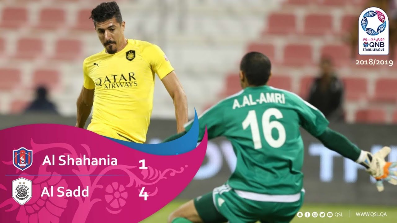 Al Shahaniya 1-4 Al Sadd | week 15 - YouTube