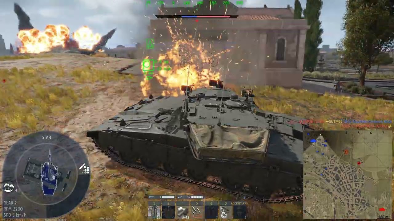 War Thunder - Israel 11.3 GRB, nuke on Iberian Castle