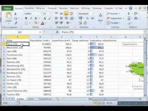 Créer Une Carte Interactive Sous Excel