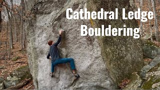 Amazing Granite Bouldering at Cathedral Ledge