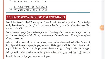 nios 10. maths. chapter 4. special products and factorization. part 6
