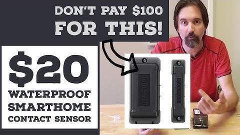 DIY WATERPROOF SmartThings Contact Sensor -  Outdoor Z-wave & Zigbee Door Smarthome Automation