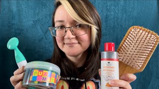 Asmr Big Sister Helps You With Your Anxiety Hair Play Skincare Real Hair Sounds