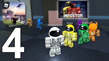 Roblox - Gameplay Walkthrough part 4 - Impostor(Among Us) (iOS,Android,PC)