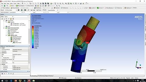 Ansys tutorial universal joint analysis