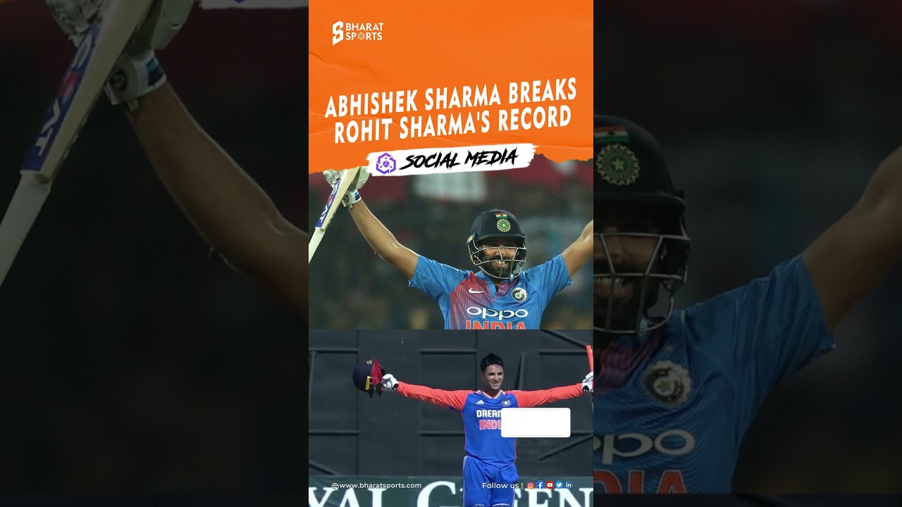 Abhishek Sharma broke Rohit’s record | Sports News English | Bharat Sports