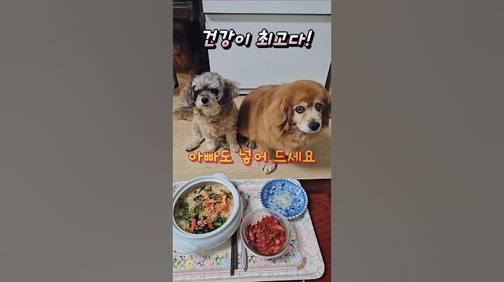 국수에 이것 넣어면 염증이 사라진다네 기쁨&강아~~ #건강