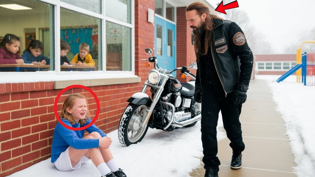 Biker Fand Seine Tochter Im Schnee — Was 300 Hells Angels Taten, Verstummte Die Stadt