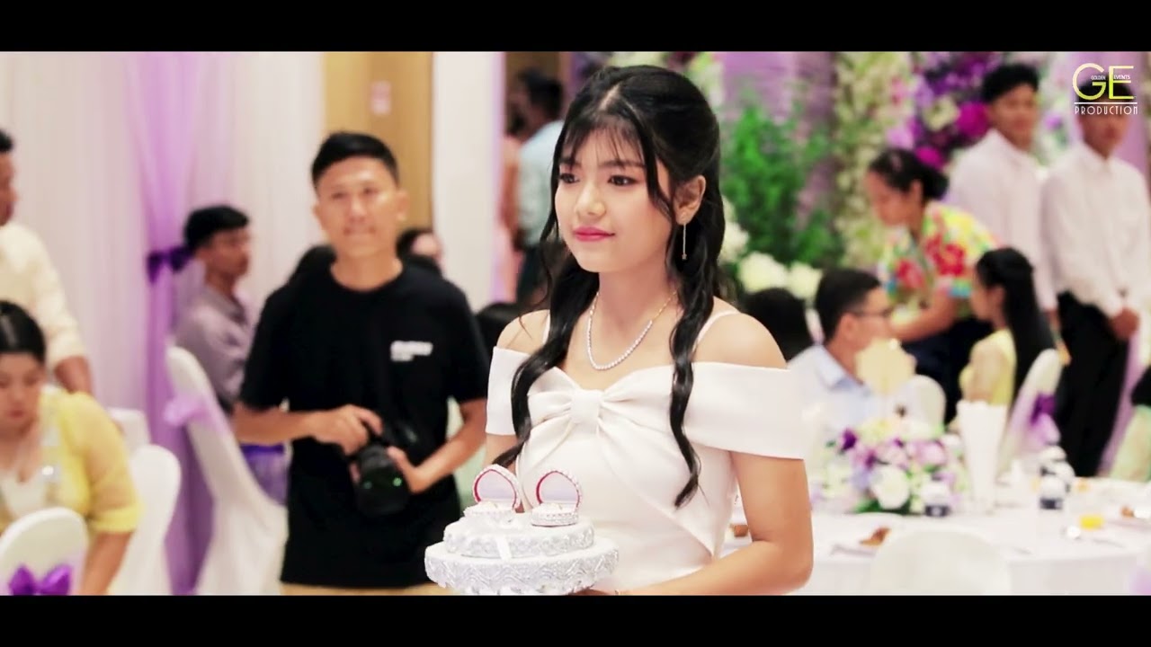 ကိုရှိန်းပြည့်အောင်+မဝတ်မှုံဖြူ တို့၏  မင်္ဂလာဧည့်ခံပွဲ VC