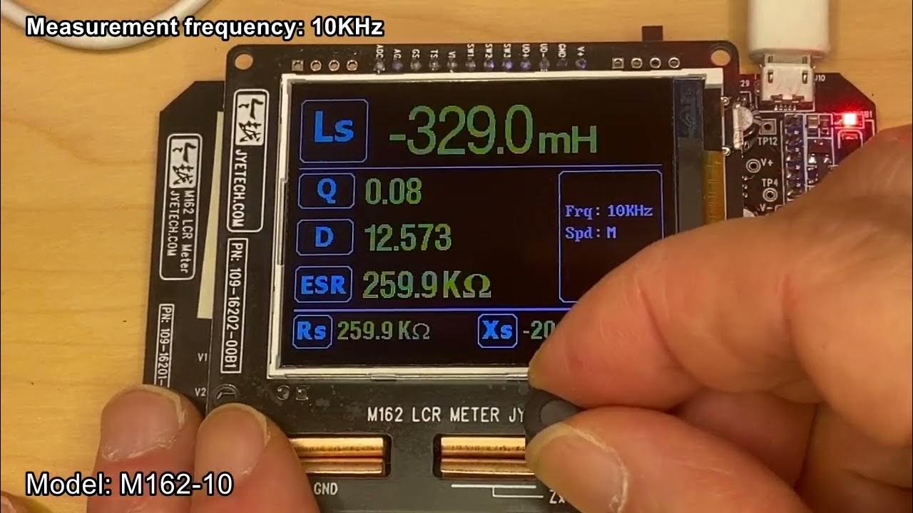Measuring inductors with M16210 LCR meter YouTube