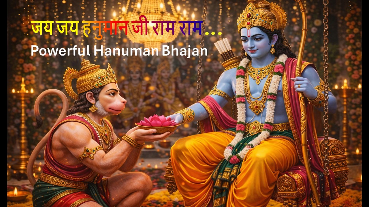 जय जय हनुमान जी राम राम | Jay Jay Hanumanji | Superhit Hanuman Ram Bhajan | Bhakti Rasdhara