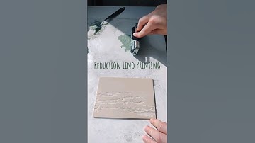 Reduction Lino print, layer two ✨