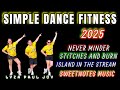 SIMPLE DANCE NEVER MINDER STITCHES AND BURN ISLAND IN THE STREAM DANCE WORKOUT RETRO DANCE