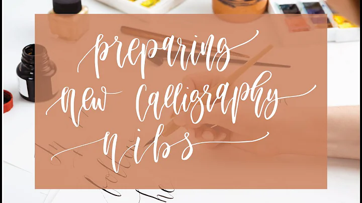 Preparing Brand New Calligraphy Nibs For Lettering - 3 Quick Methods to Remove The Oily Coating