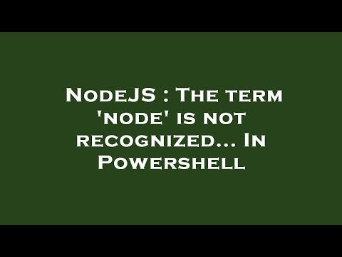 NodeJS : The