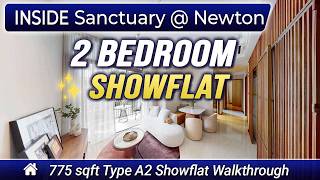 Sanctuary @ Newton 2-Bedroom Type A2 Showflat Walkthrough | Singapore Condo Tour