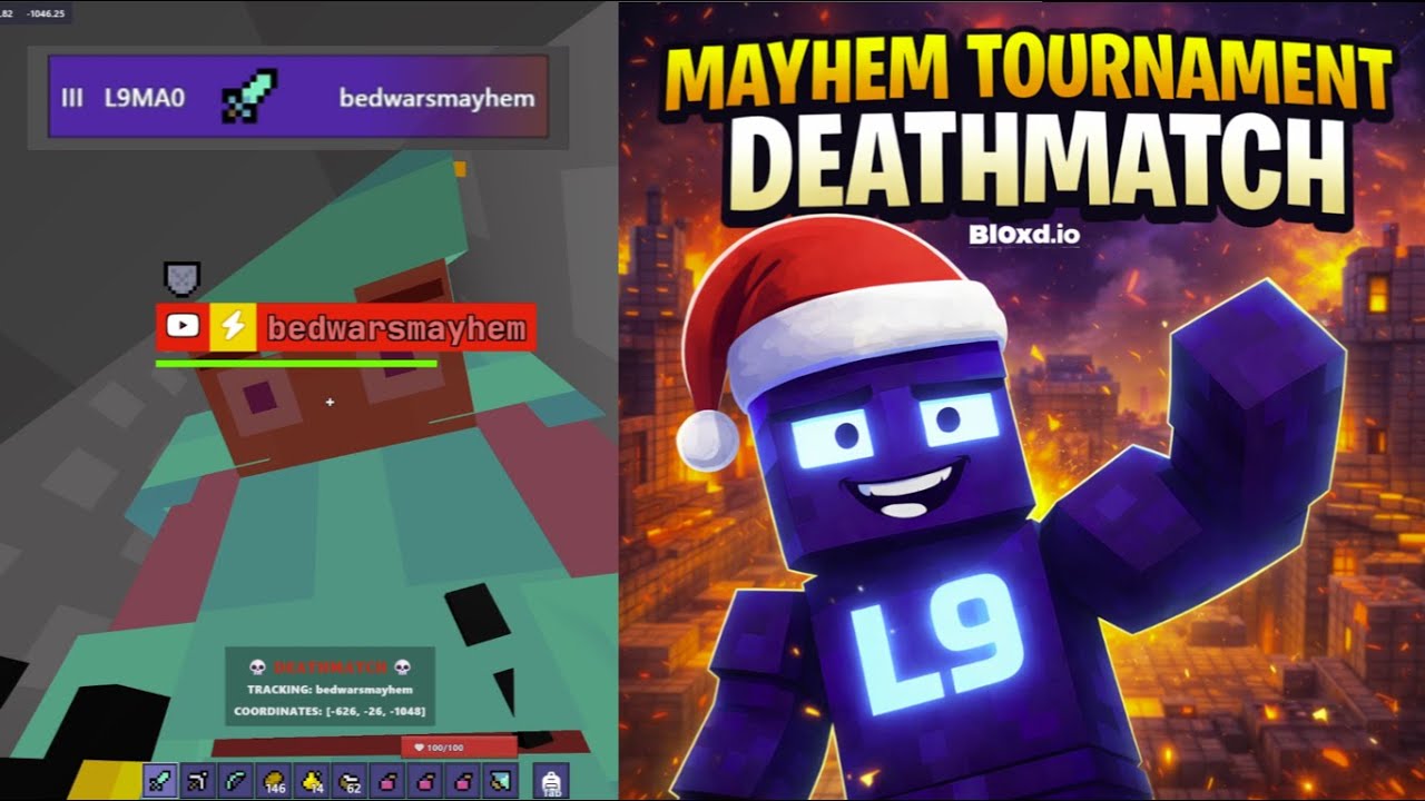 I Joined @BloxdMayhem Tournament Deathmatch