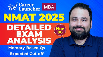 NMAT 2025 Detailed Exam Analysis | Memory-Based Questions | Expected Cut-Off | 6th November