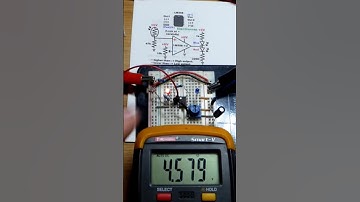 Inverting Reference Voltage and Non Inv Signal Voltage Multimeter Measured LDR Op Amp Circuit LM358