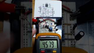 Inverting Reference Voltage and Non Inv Signal Voltage Multimeter Measured LDR Op Amp Circuit LM358