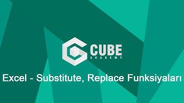 Excel - Substitute, Replace Funksiyaları