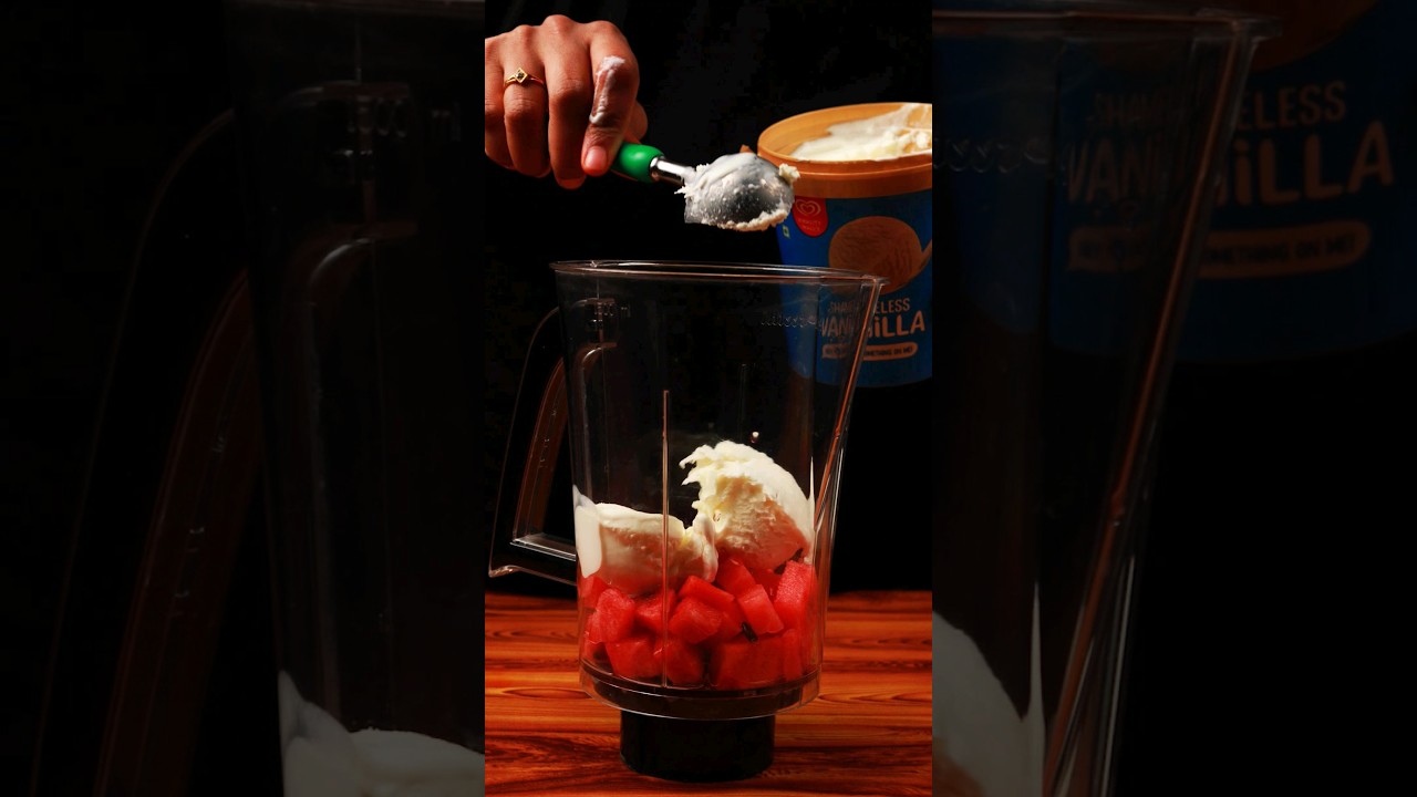 2 mins Watermelon shake 