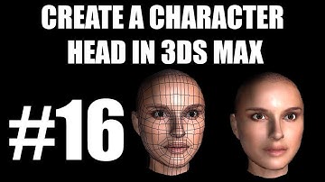 3ds Max Tutorial - Part 16 - Human Character Head Modelling of Natalie Portman