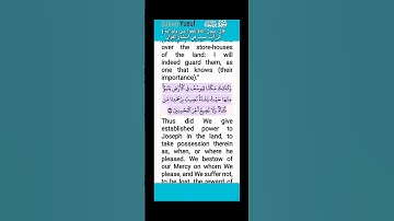 سورة يوسف الآية 56 تلاوة خاشعة