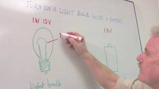 Physics & Electromagnetism : How to Turn on a Light Bulb With a Battery