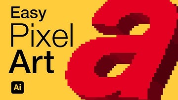 How to make Pixel Art In Adobe Illustrator