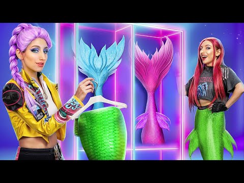 Мейковер в стиле K-Pop Охотницы на Демонов! Из Руми в русалку KPop!