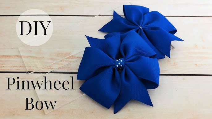 Bowdabra Bow Maker Tutorial--How To Make a No Tail Pinwheel Bow : Amy's  Store LLC